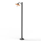 Roger Pradier - Lampadaire Belcour N°4 clair Cuivre vernis sans patine 084