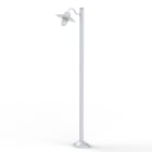 Roger Pradier - Lampadaire Belcour N°4 opale Blanc 001