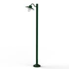 Roger Pradier - Lampadaire Belcour N°4 opale Vert sapin 067