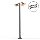 Roger Pradier - Lampadaire Belcour N°5 clair Cuivre brut 082