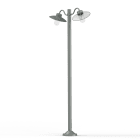 Roger Pradier - Lampadaire Belcour N°5 clair Gris métal 023