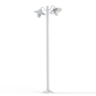 Roger Pradier - Lampadaire Belcour N°5 opale Blanc 001