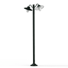 Roger Pradier - Lampadaire Belcour N°5 opale Gris ardoise 059