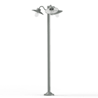 Roger Pradier - Lampadaire Belcour N°6 clair Gris métal 023