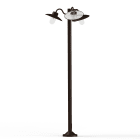 Roger Pradier - Lampadaire Belcour N°6 clair Rouille 046