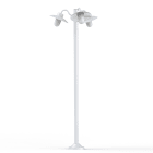 Roger Pradier - Lampadaire Belcour N°6 opale Blanc 001