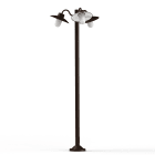 Roger Pradier - Lampadaire Belcour N°6 opale Rouille 046