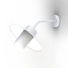 Roger Pradier - Applique Belcour N°8 opale Blanc 001