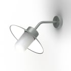 Roger Pradier - Applique Belcour N°8 opale Gris métal 023