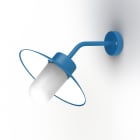 Roger Pradier - Roger Pradier - Applique Belcour N°8 opale Bleu Azur mat 134