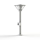 Roger Pradier - Borne Bermude N°3 prise type F Blanc 001
