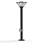 Roger Pradier - Borne Bermude N°4 prise type F Gris anthracite 006