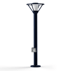 Roger Pradier - Borne Bermude N°4 prise type F Bleu acier 065