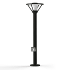 Roger Pradier - Roger Pradier - Borne Bermude N°4 prise type F Gris noir 107