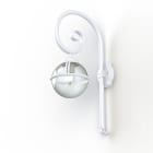 Roger Pradier - Applique Boréal N°2 fume Blanc 001