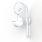 Roger Pradier - Roger Pradier - Applique Boréal N°2 opale Blanc 001