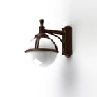 Roger Pradier - Applique Boréal N°4 opale Rouille 046