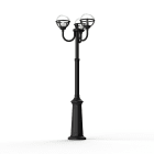 Roger Pradier - Lampadaire Boréal N°9 fume Noir foncé 000