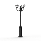Roger Pradier - Lampadaire Boréal N°9 opale Noir foncé 000