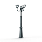 Roger Pradier - Lampadaire Boréal N°9 opale Vert de gris 008