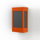 Roger Pradier - Applique Brick² N°1 PMMA noir Orangé pur 014