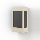 Roger Pradier - Applique Brick² N° 1 Classe 3 Diffuseur PMMA noir Sable 053