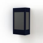 Roger Pradier - Applique Brick² N°1 PMMA noir Bleu acier 065