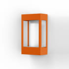 Roger Pradier - Applique Brick² N°1 Classe 3 Diffuseur clair Orange 014