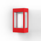 Roger Pradier - Roger Pradier - Applique Brick² N°1 clair Rouge signalisation 056