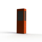 Roger Pradier - Applique Brick² N°2 PMMA noir Orangé pur 014