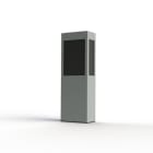 Roger Pradier - Roger Pradier - Applique Brick² N°2 PMMA noir Gris soie 105