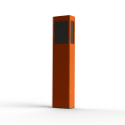 Roger Pradier - Borne Brick² N°3 PMMA noir Orangé pur 014