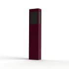 Roger Pradier - Borne Brick² N°3 PMMA noir Rouge vin 066