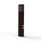 Roger Pradier - Borne Brick² N°4 PMMA noir prises type F Rouille 046