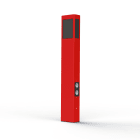 Roger Pradier - Borne Brick² N°4 PMMA noir prise Rouge signalisation 056