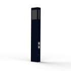 Roger Pradier - Borne Brick² N°4 PMMA noir prises type F Bleu acier 065