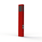 Roger Pradier - Borne Brick² N°4 PMMA noir prise Rouge tomate 110