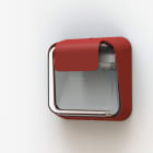 Roger Pradier - Roger Pradier - Applique Carex N°1 Clair R7s LED Rouge tomate 110