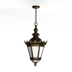 Roger Pradier - Suspension Citadelle avec couronne N°1 LED 35W 2700°K Patine dorée 009