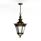 Roger Pradier - Suspension Citadelle avec couronne N°1 LED 35W 3000°K Patine dorée 009