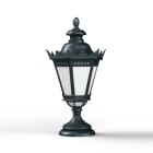 Roger Pradier - Borne Citadelle avec couronne N°4 LED 35W 2700°K Patine vert de gris 008