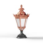 Roger Pradier - Roger Pradier - Borne Citadelle avec couronne N°4 LED 35W 2700°K Cuivre 083