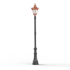 Roger Pradier - Lampadaire Citadelle avec couronne N°5 LED 35W 3000°K Cuivre 083