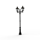 Roger Pradier - Lampadaire Citadelle avec couronne N°7 LED 35W 2700°K Noir 000
