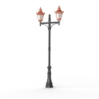 Roger Pradier - Lampadaire Citadelle avec couronne N°7 LED 35W 2700°K Cuivre 083
