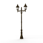 Roger Pradier - Lampadaire Citadelle N°7 LED 35W 3000°K Patine dorée 009