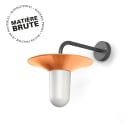 Roger Pradier - Applique Cooper N°2 opale Cuivre brut 082