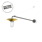 Roger Pradier - Applique Cooper N°3 clair Laiton brut 072