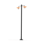 Roger Pradier - Lampadaire Cooper N°5 clair Cuivre vernis sans patine 084