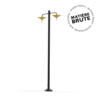 Roger Pradier - Lampadaire Cooper N°5 clair Laiton brut 072